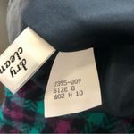 Pendleton Vintage 80s Plaid Cropped Blazer Wool Jacket Blue Purple Teal Black 8 Photo 11