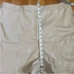 Halogen  Suede & Faux Lauther Shorts Size XL Photo 2