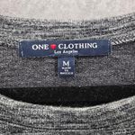 One Clothing LA Gray Flare Y2K Western Retro Blouse Top Medium Photo 4