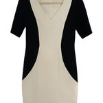 Trina Turk Black Ivory Color Block Lined Body Con Dress Size 6 Style 131234 Photo 0