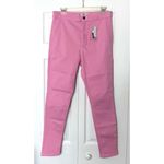 Topshop  Moto Joni Bubblegum Pink Super High Waisted Skinny Jeans Size 34 Photo 4