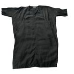 Motumo 15S1 Black Linen Dress, Sz L Size L Photo 11