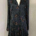 ZARA  Dancing Girls Polka Dot Mini V-Neck Dress M NEW Without Tag Coquette Girl Photo 0