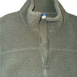 Old Navy  Women's Olive Green Sherpa Hoodie Photo 4