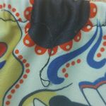 Nan Made Skull Leggings M Cute Whimsy Goth Colorful Streetwear Punk Biker Skater Orange Size M Photo 8