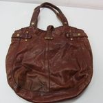 Lucky Brand Vintage  Italian Lamb Leather Boho Shoulder Bag Cognac HippieY2K 90s Photo 0