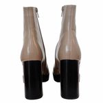 Jeffrey Campbell NEW  Retro 70s Platform Boot Taupe Beige & Black Leather Size 8 Photo 7