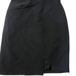 BCBGMAXAZRIA  Black Asymmetrical One-Shoulder Cocktail Dress Photo 1