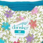 Dansko Women's Short Sleeve V-neck Button Back Nursing Scrub Top Size Medium Photo 4