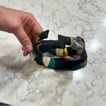 Set of Two Fabric Twist Center Headbands Yellow Photo 1