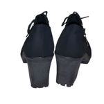 Black Business Casual Lace Up Boots Ankle Non Slip Waterproof Block Size 8 Photo 2