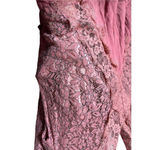 Free People  Tell Tale Dusty Mauve Lace Tunic Dress Size‎ Small Photo 7