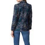 Zadig & Voltaire Viking Jac Glam Navy Jacquard Blazer Size 42 Photo 2