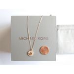 Michael Kors New! Crystal Zodiac Pisces Gold-plated Sterling Silver Necklace Photo 4