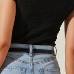 ASTR  The Label V-Wire Off The Shoulder Knit Top Black‎ XL Photo 1