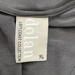 Anthropologie Dolan Left Coast V-Neck Long Sleeve Swing Pocket Dress in Grey, XS Photo 3