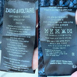 Zadig & Voltaire Optimiste snake leather crossbody bag Photo 14