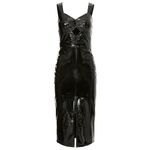 ASHLEY PARK x RTR L’Amour Vegan Leather Dress Size 8 MSRP $395 Black Photo 11