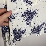 Ba&sh  Bruce microfloral print shirred v-neck blouse in ecru size M Photo 6