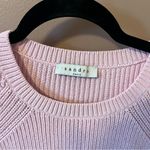 Sandro  Paris Light Pink Crew Neck Sweater Photo 1