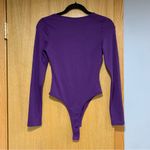 Daisy  Purple Long Sleeve Bodysuit - Size Small Photo 1