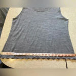 Lane Bryant  Gray Light Sweater Tank Top Plus‎ Size 18/20 Photo 7