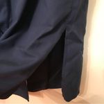 Madewell Blue Sleeveless Trench Jacket Photo 5