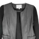 Classiques Entier Leather Wool Jacket Black XS Photo 2