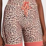 NWT The Upside Spin Leopard Biker Shorts size XS Tan Photo 1