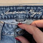 American Eagle AEO Distressed Patched Colorful Factory Stitching Skinny Jeans Photo 9