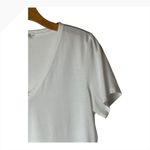Rag and Bone  Shirt Women Small White Knit V Neck Short Sleeve‎ Tee Athleisure Photo 2
