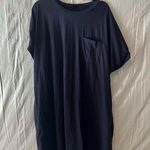 SheIn  Curve Navy Blue Mini T-Shirt Dress Size 3XL Photo 0