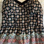 Xhilaration Xhiliration Tribal Floral Print Romper Photo 3