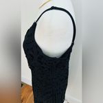 Lulus  Black crochet Lace Mini Dress women large   Hoco Photo 2