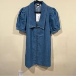 frame denim NWT Frame The Sailor Denim Dress size XS women blue cotton Photo 2