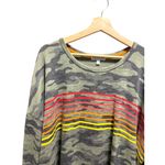 P.J. Salvage  Camo Sweatshirt Green Size 3X Photo 6