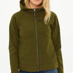 Helly Hansen Full Zip Green Soft Shell Jacket Size Small Photo 0