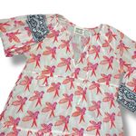 Tuckernuck SZ Blockprint Dress Coverup Hummingbird Print Blue
Bright Pink White Neon Parrot Photo 1