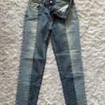 PacSun Two-toned Color Block Cropped Jeans Photo 0