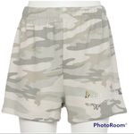Awake  medium junior's butterfly camo shorts elastic waistband cotton blend Photo 6