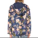 Anthropologie LPA X Jacket 360 Hoodie Windbreaker Waterproof Floral Blue Pink Photo 4