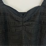 NWT Klesis Black Ruffle Sweetheart Mini Dress Size Small Photo 7