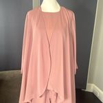 Women’s Chiffon 3 Piece Party Formal Mother of the Bride Pants Suit Size 12 NEW Pink Photo 1