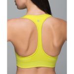 Lululemon Ebb & Flow bra size 4 Heathered Split Pea EUC Photo 1