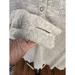 Aerie Offline By Ribbed Long Sleeve Top High Low Thumb Holes Distressed Small Photo 4