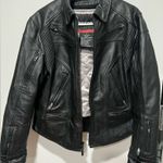 First Gear leather motorcycle jacket Black Size M Photo 0