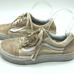 Vans Sneakers Skate Shoes Canvas Suede Beige Mens 6.5 Womens 8 Photo 3