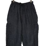 eskandar Linen Cargo Balloon Pants Grey Lagenlook size 0 / US 6 Photo 1
