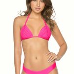 PQ Isla Hot Pink Bikini Top NWT L Size L Photo 0