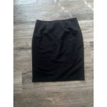 Kasper Skirt Size 12 Dark Pencil Back Slit Zip Career Business Office wear #29 Black Photo 8